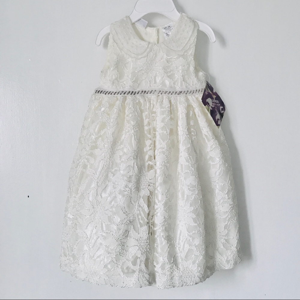 Fancy White Toddler Dress